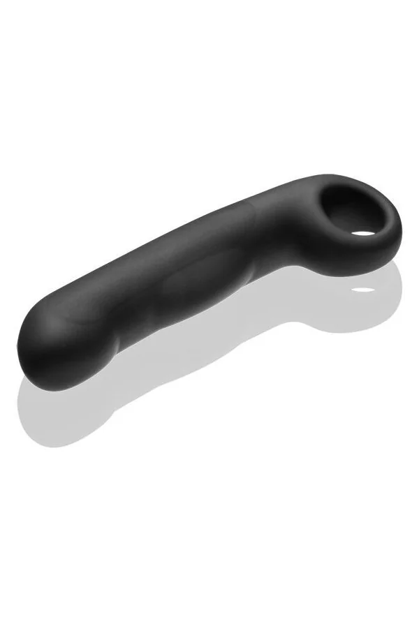 Ovid Silikon Schwarz Dildo von Electrastim