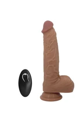 Jonathan Silikondildo 3 Vibrationen + 3 Einführmassnahmen Fernbedienbares 21 cm von Pretty Love High Grade