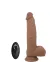 Dildo Jonathan Silikon 3 Vibration + 3 Stossfunktionen Fernsteuerbar 21 Cm von Baile Dildos