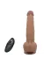 Dildo Jonathan Silikon 3 Vibration + 3 Stossfunktionen Fernsteuerbar 21 Cm von Baile Dildos