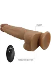 Dildo Jonathan Silikon 3 Vibration + 3 Stossfunktionen Fernsteuerbar 21 Cm von Baile Dildos kaufen - Fesselliebe