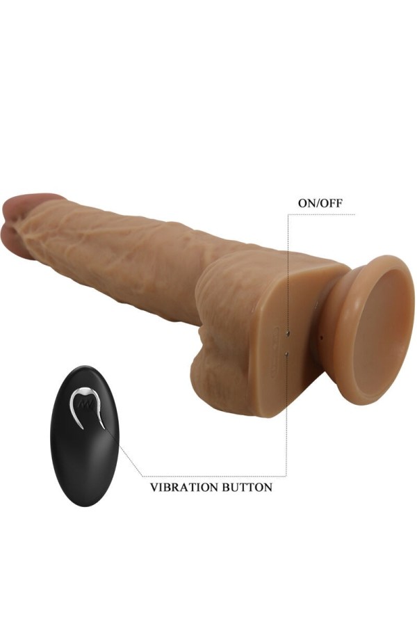 Jonathan Silikondildo 3 Vibrationen + 3 Einführmassnahmen mit Fernbedienung 21 cm von Pretty Love High Grade kaufen | Fesselliebe