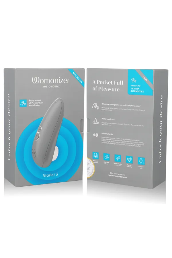 Starlet 3 Klitoralstimulator Grau von Womanizer kaufen - Fesselliebe