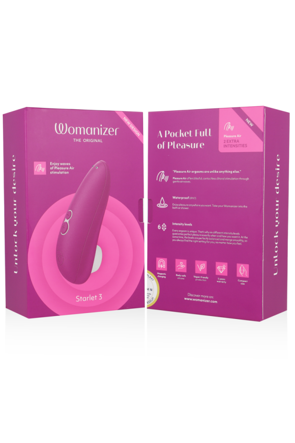 Starlet 3 Klitoralstimulator Violett von Womanizer kaufen | Fesselliebe