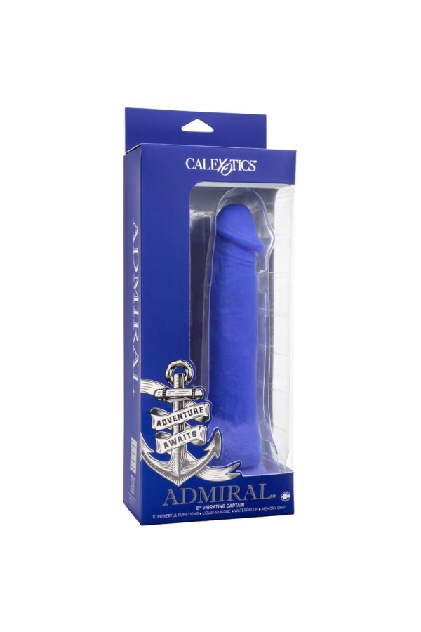Admiral Kapitn realistischer Dildo-Vibrator Blau von Calexotics kaufen | Fesselliebe