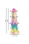 EPIC - IRIS DILDO MIT REGENBOGENFARBENEN HODEN DER VERGNÜGUNG kaufen - Fesselliebe