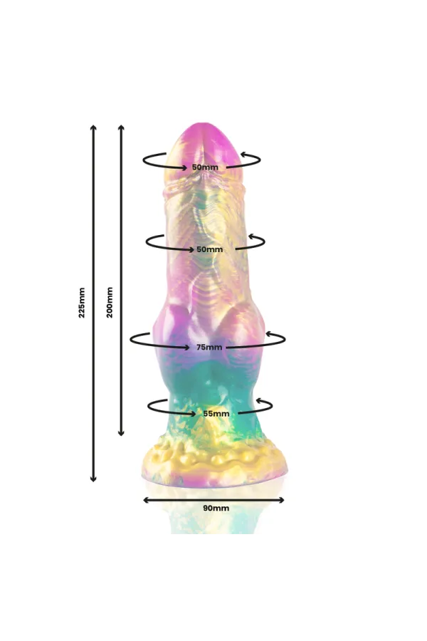 EPIC - IRIS DILDO MIT REGENBOGENFARBENEN HODEN DER VERGNÜGUNG kaufen - Fesselliebe