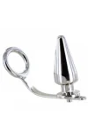 Penisring mit Anal Plug 45 X 45mm von Metal Hard kaufen - Fesselliebe