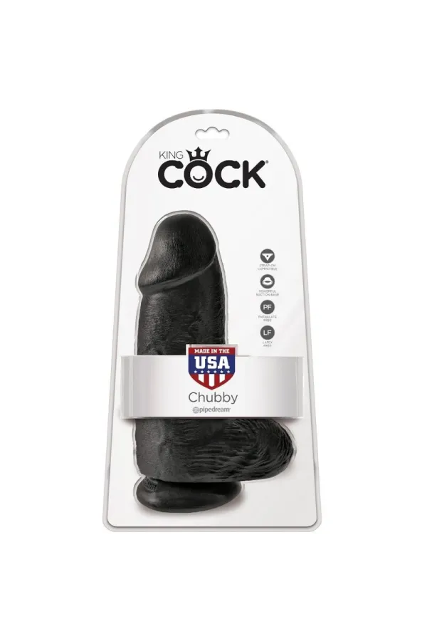 King Cock - Chubby Realistischer Penis 23 Cm Schwarz von King Cock kaufen - Fesselliebe