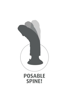 Vibrierender Dildo mit Hoden 25.5 cm Natürliche Farbe von King Cock kaufen | Fesselliebe