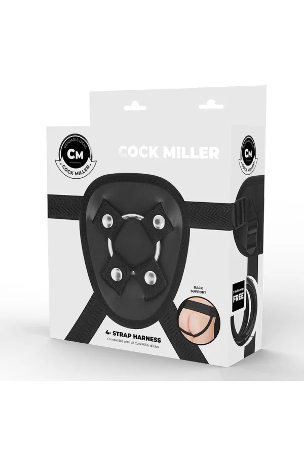 Harness + Silikon Dichte Artikulierbares Cocksil 19,5 cm von Cock Miller