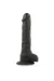 Harness + beweglicher Silikondildo 19,5 cm schwarz von Cock Miller