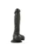 Harness + beweglicher Silikondildo 19,5 cm schwarz von Cock Miller