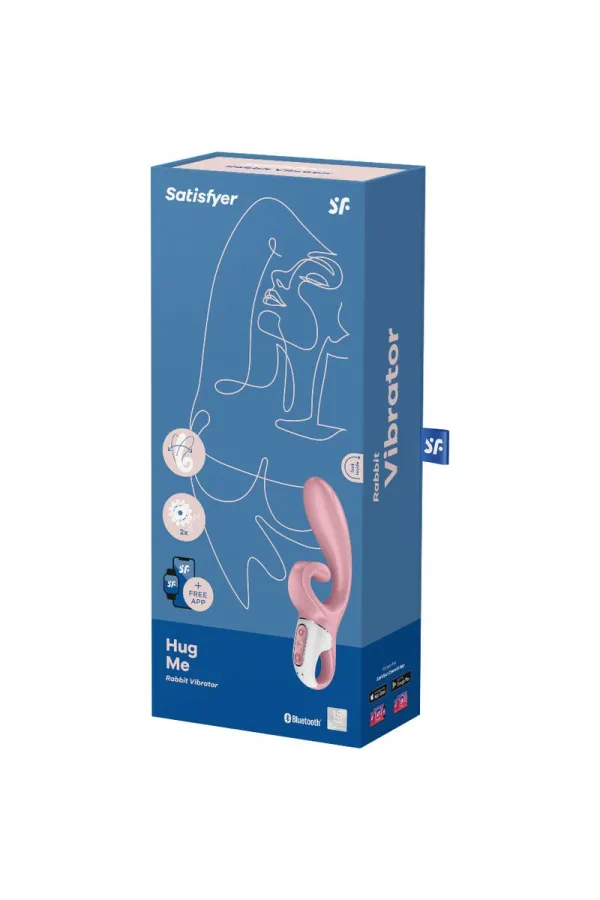 Hug Me Rabbit Vibrator - Rosa von Satisfyer Connect kaufen - Fesselliebe