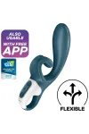 Hug Me Rabbit Vibrator - Blau von Satisfyer Connect kaufen - Fesselliebe