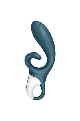 Hug Me Rabbit Vibrator App Blau von Satisfyer Connect