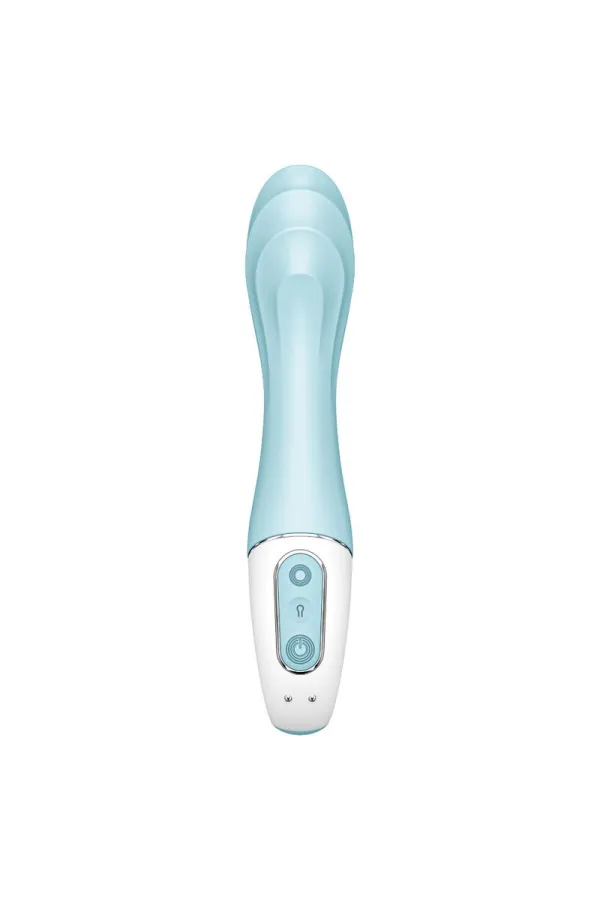 Luftpumpenvibrator 5+ Aufblasbarer G-Spot-Vibrator - Blau von Satisfyer Connect kaufen - Fesselliebe