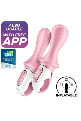 Air Pump Booty 5+ Aufblasbarer Analvibrator Rosa von Satisfyer Connect