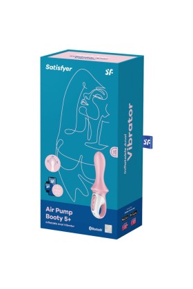 Air Pump Booty 5+ Aufblasbarer Analvibrator Rosa von Satisfyer Connect kaufen | Fesselliebe