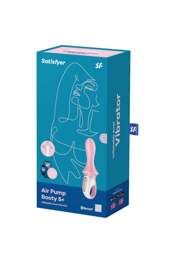 Air Pump Booty 5+ Aufblasbarer Analvibrator Rosa von Satisfyer Connect kaufen | Fesselliebe