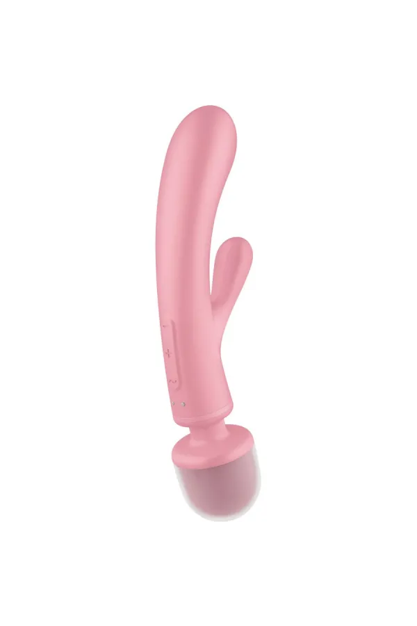 Triple Lover Rabbit Vibrator Massager Rosa von Satisfyer Vibrator kaufen - Fesselliebe