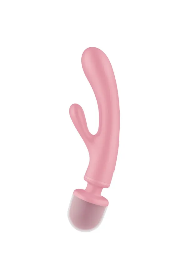 Triple Lover Rabbit Vibrator Massager Rosa von Satisfyer Vibrator kaufen - Fesselliebe