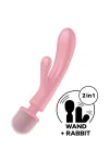 Triple Lover Rabbit Vibrator Massager Rosa von Satisfyer Vibrator kaufen - Fesselliebe