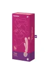 Triple Lover Rabbit Vibrator Massager Rosa von Satisfyer Vibrator kaufen - Fesselliebe