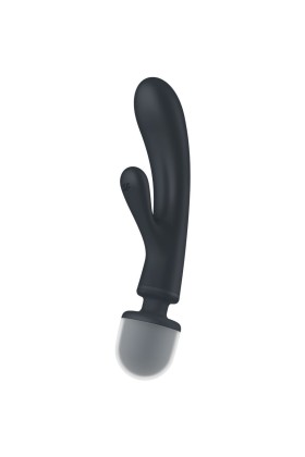 Triple Lover Rabbit Vibrator Massager Grau von Satisfyer Vibrator kaufen | Fesselliebe