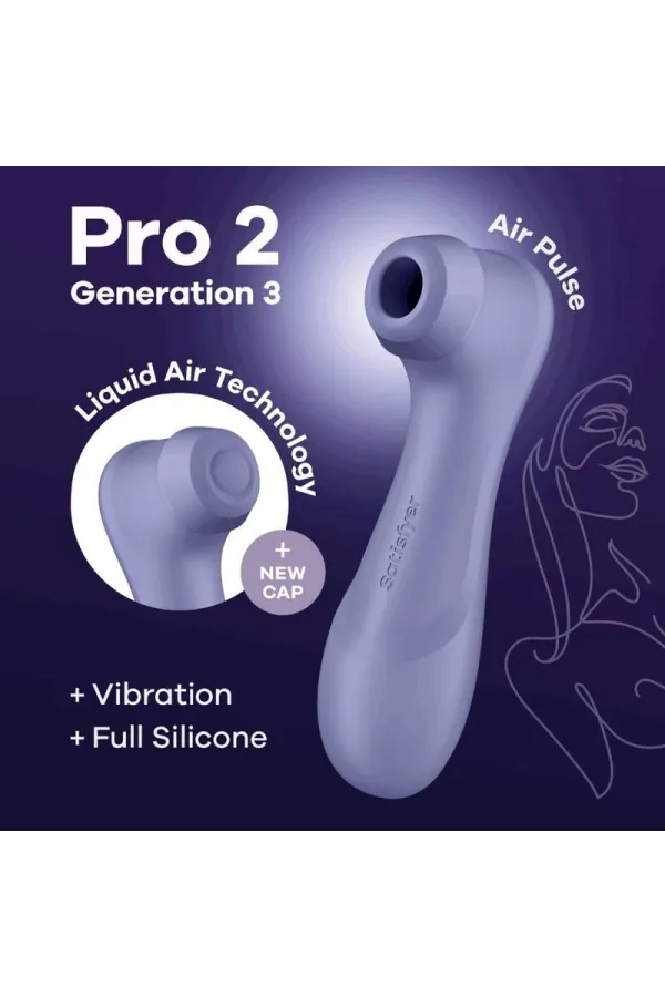 Pro 2 Generation 3 Liquid Air Technology - Lila von Satisfyer Air Pulse kaufen - Fesselliebe