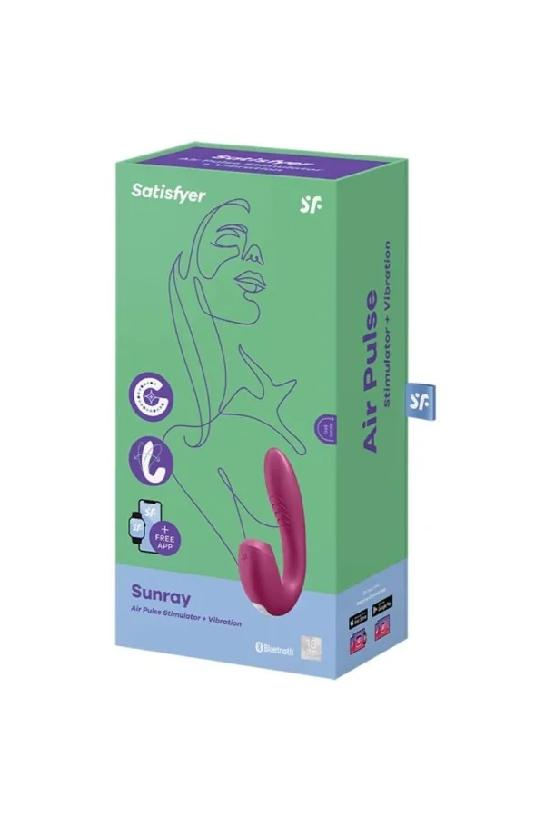 Sunray Stimulator & Vibration - Rot von Satisfyer Connect kaufen - Fesselliebe