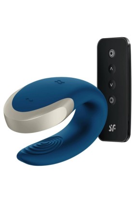 Double Love Luxury Partner Vibrator Blau von Satisfyer Partner kaufen | Fesselliebe