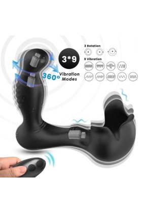 Surround Vibrator Anal & Stimulator Hoden mit Fernbedienung Schwarz von Armony For Him kaufen | Fesselliebe