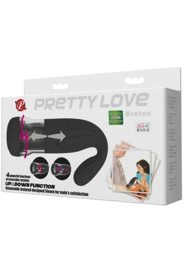 Breton Multifunktions-wiederaufladbarer Masturbator von Pretty Love Male kaufen - Fesselliebe