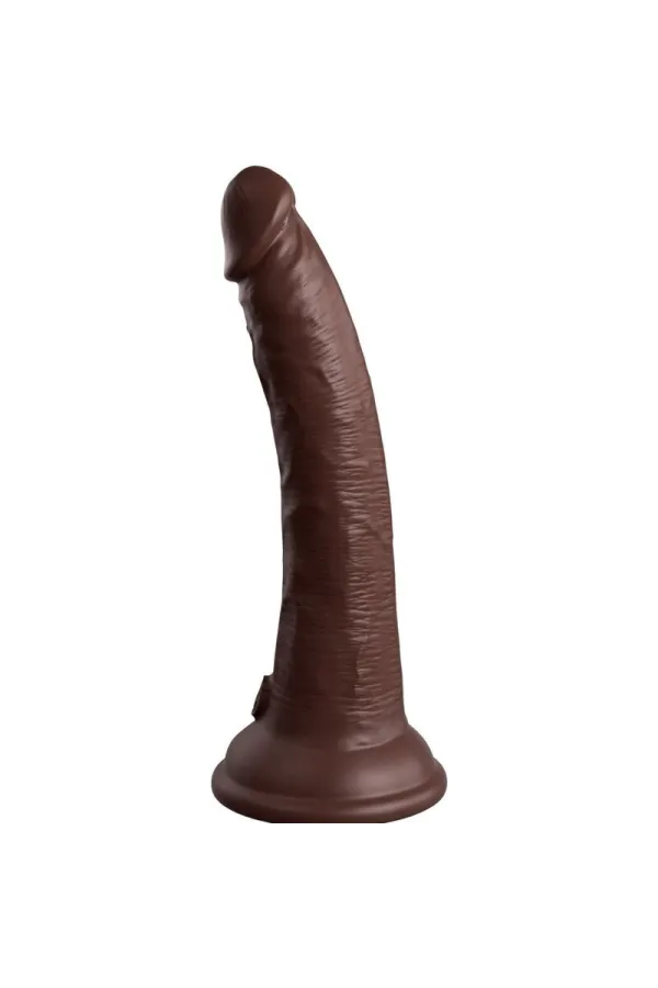 Realistischer Silikon Dildo Elite 21 cm braun von King Cock kaufen - Fesselliebe