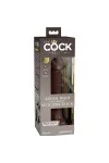 Realistischer Silikon Dildo Elite 21 cm braun von King Cock kaufen - Fesselliebe