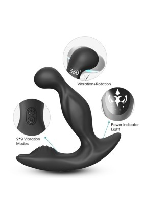 Bat King Vibrator Anal Prostata Rotator mit Fernbedienung Schwarz von Armony Anal kaufen | Fesselliebe