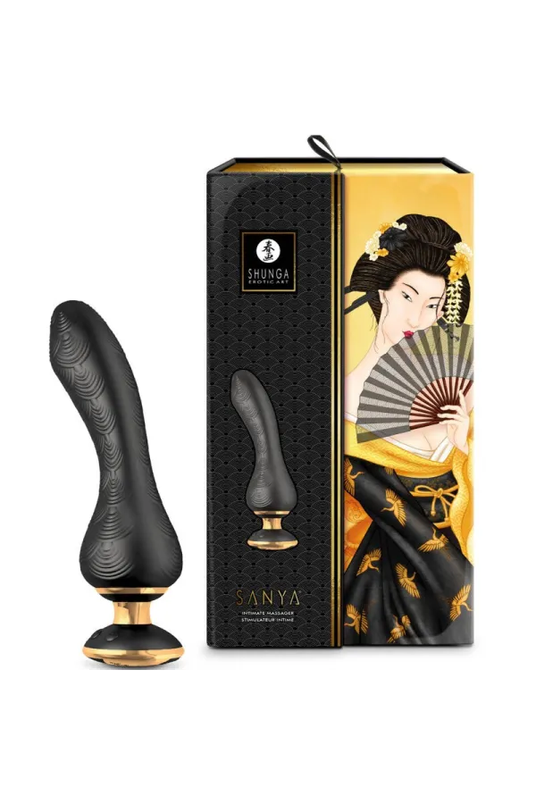 Sanya Intimmassager Schwarz von Shunga Toys kaufen - Fesselliebe