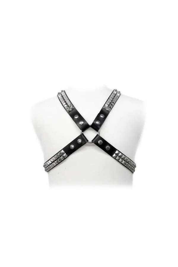 Pyramid Stud Harness von Kunstleder Body kaufen - Fesselliebe