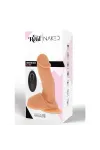 Silikon-Dildo mit Hoden und Vibration hautfarben von Get Real kaufen - Fesselliebe