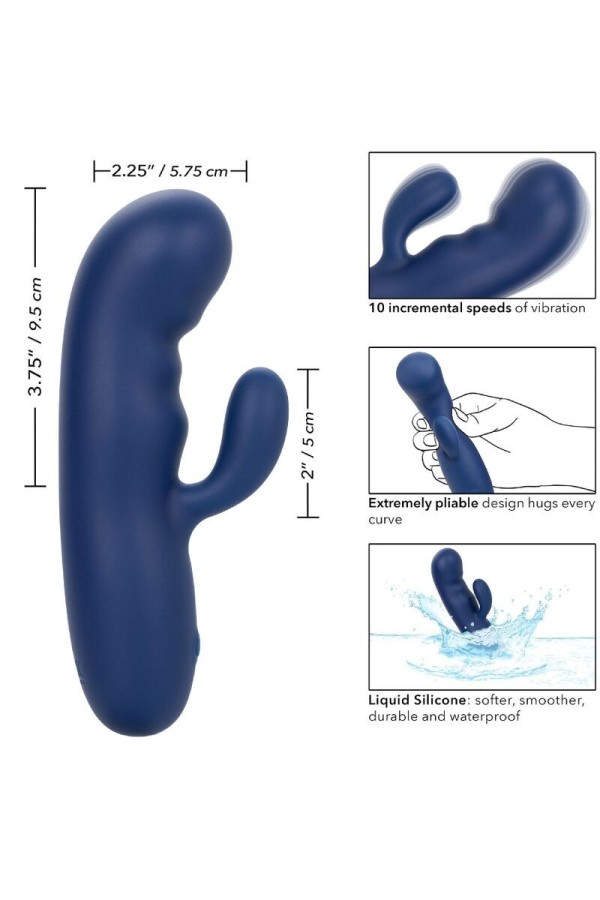 Cashmere-Seiden-Duo-Blau von Calexotics kaufen | Fesselliebe