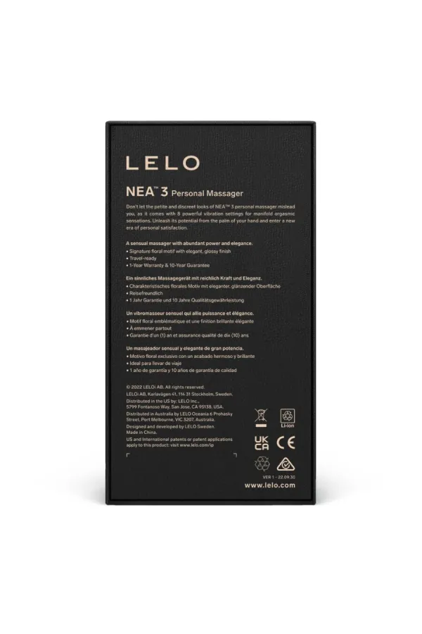 Nea 3 Personal Massagerät Blau von Lelo kaufen - Fesselliebe