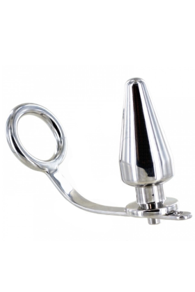 Stahlring mit Analplug 80 X 55 Mm von Metal Hard kaufen | Fesselliebe