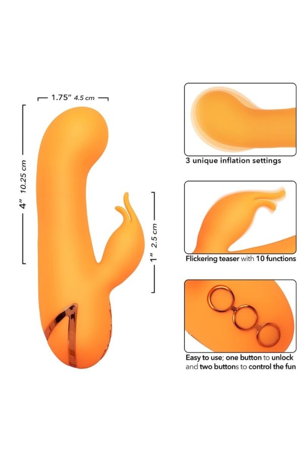 Montecito Muse Vibrator Rabbit Orange von California Dreaming von Calexotics kaufen | Fesselliebe