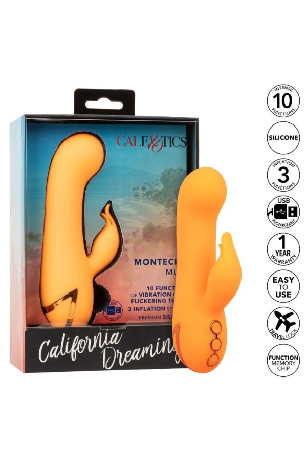 Montecito Muse Vibrator Rabbit Orange von California Dreaming von Calexotics kaufen | Fesselliebe