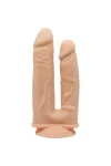 Modell 1 Realistischer Penis-Doppelpenetrationsvibrator Premium Silexpan Silikon 17,5 / 19,5 cm von Silexd kaufen - Fesselliebe