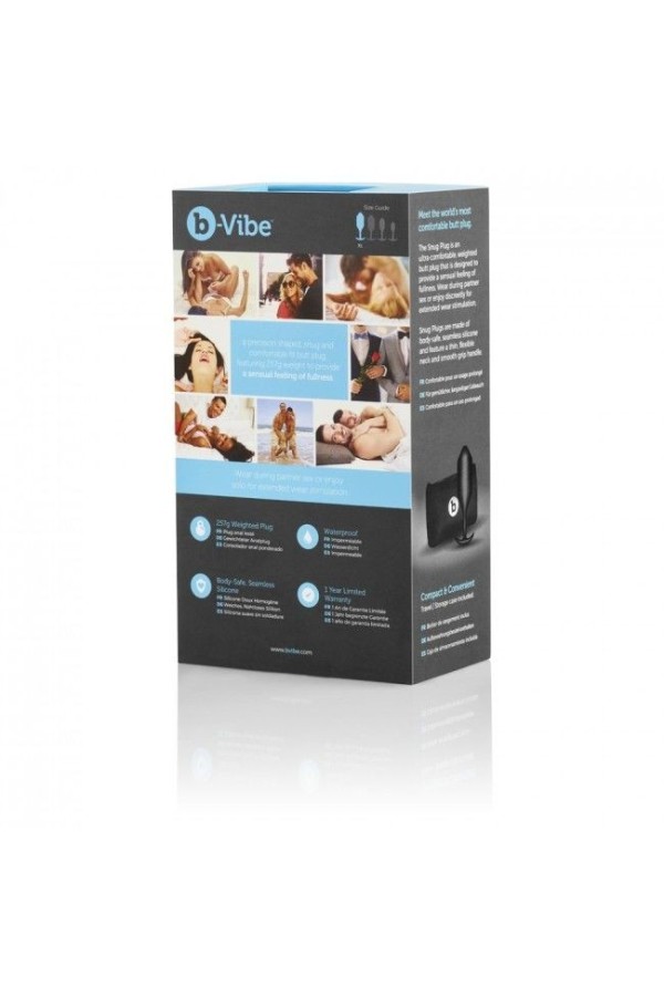 Snug Anal Plug 4 Schwarz von B-Vibe kaufen | Fesselliebe
