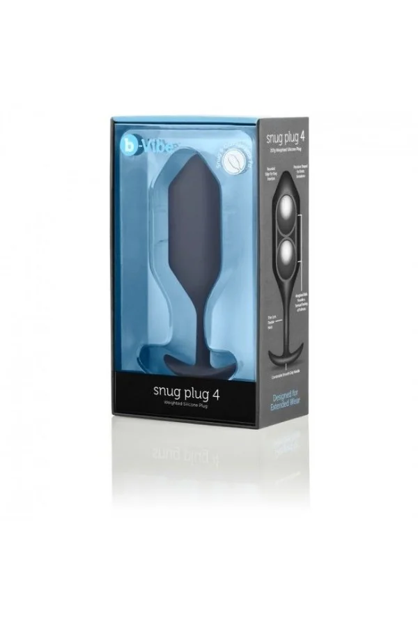 Snug Anal Plug 4 Schwarz von B-Vibe kaufen - Fesselliebe