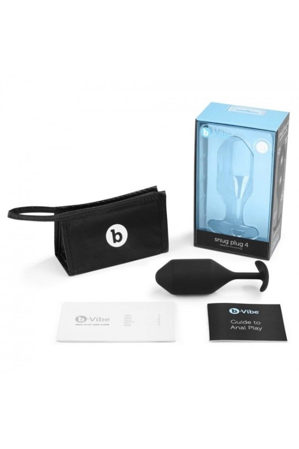 Snug Anal Plug 4 Schwarz von B-Vibe kaufen | Fesselliebe