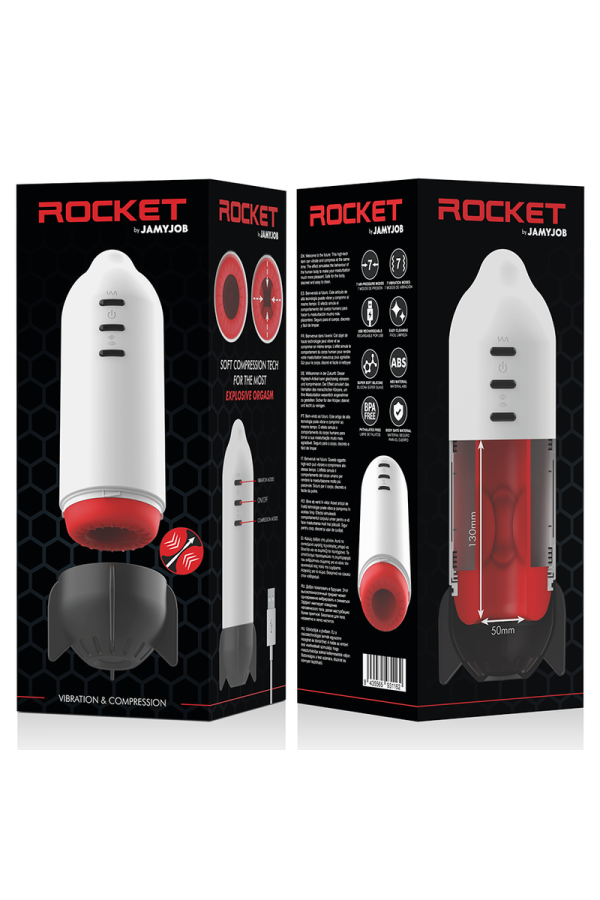 Rocket Masturbator Soft Compression Tech und Vibration von Jamyjob kaufen | Fesselliebe